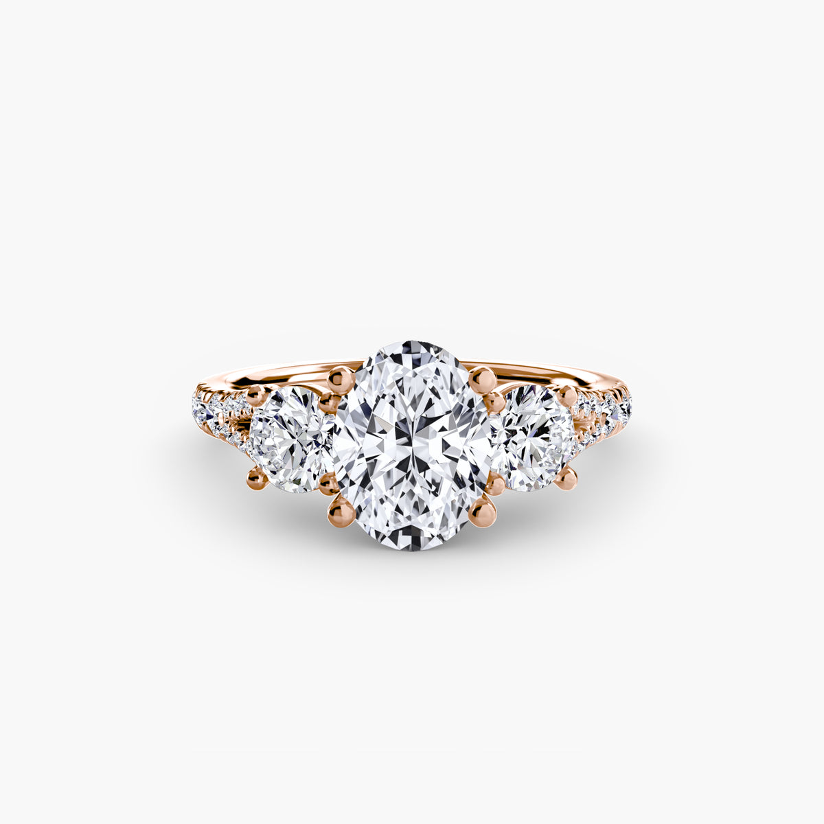 Dreistein mit Pavé-Band 3