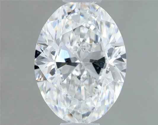0.50ct Oval Natural Diamond (Colour D, Clarity VS2, Cut VG, IGI Certified)