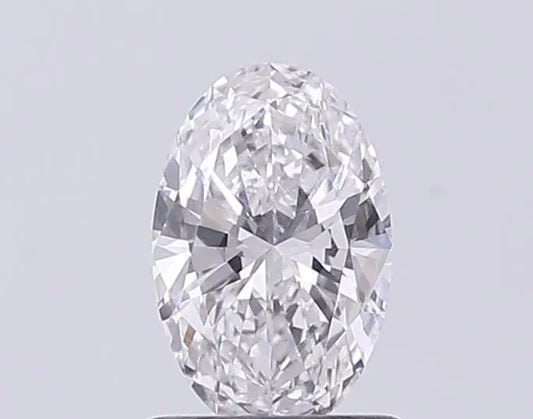 0.90ct Oval Lab Grown Diamond (Colour F, Clarity VS2, IGI Certified)