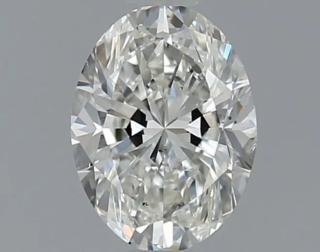 0.90ct Oval Natural Diamond (Colour G, Clarity SI1, GIA Certified)