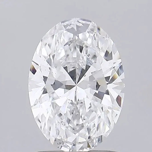 0.97ct Oval Lab Grown Diamond (Colour D, Clarity VS2, IGI Certified)