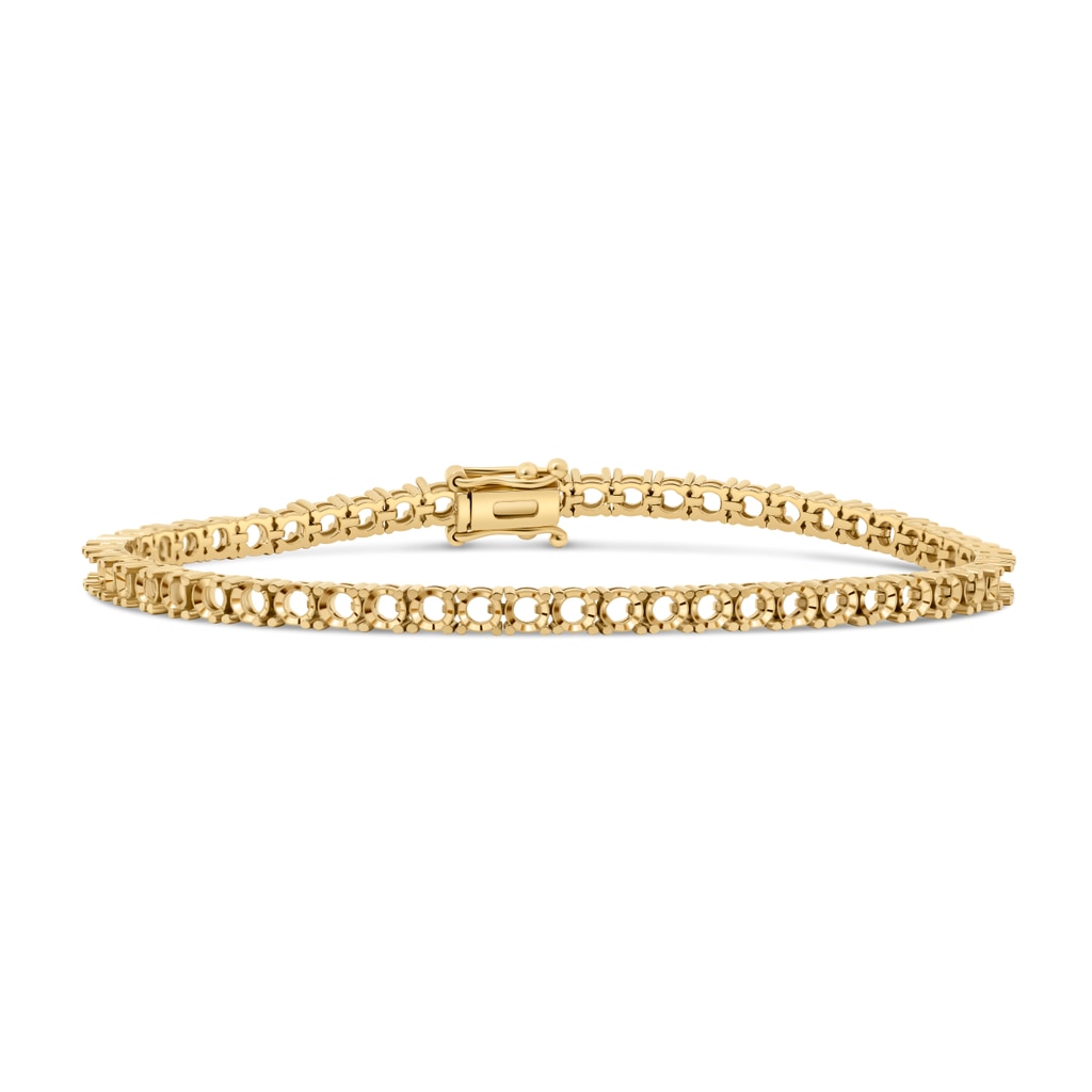 Bracelet Round 18K Gold Mounting - ADM Antwerp Diamond Market