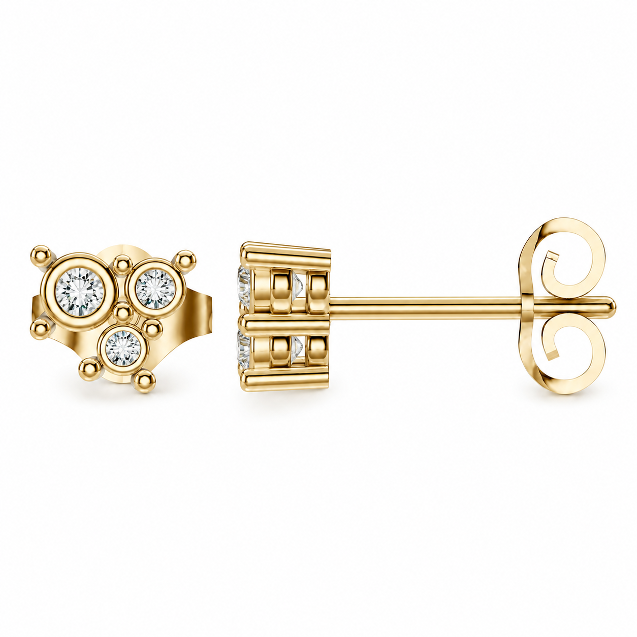 Earrings - Round - Antwerp Diamond Market