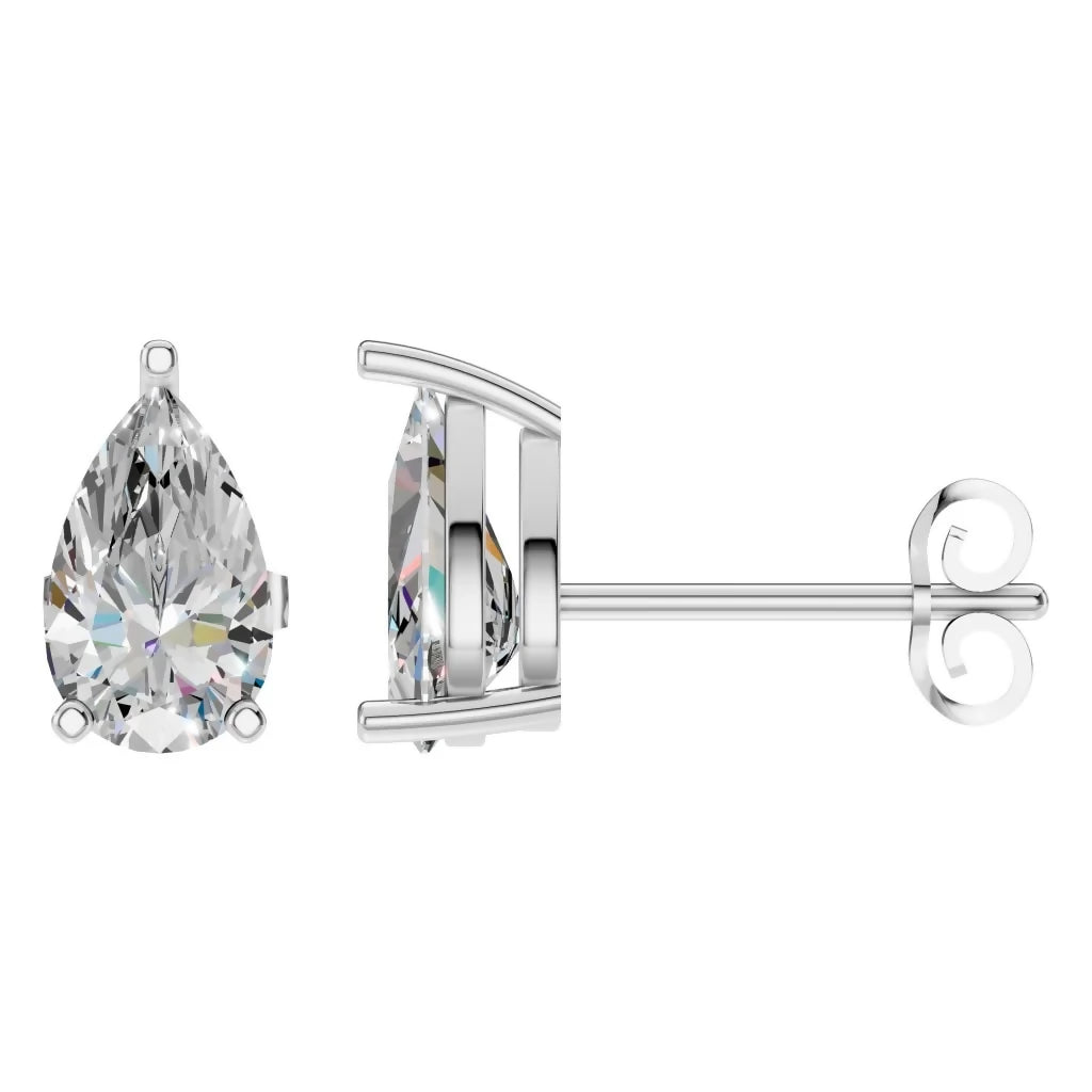 Solitaire Stud Earrings