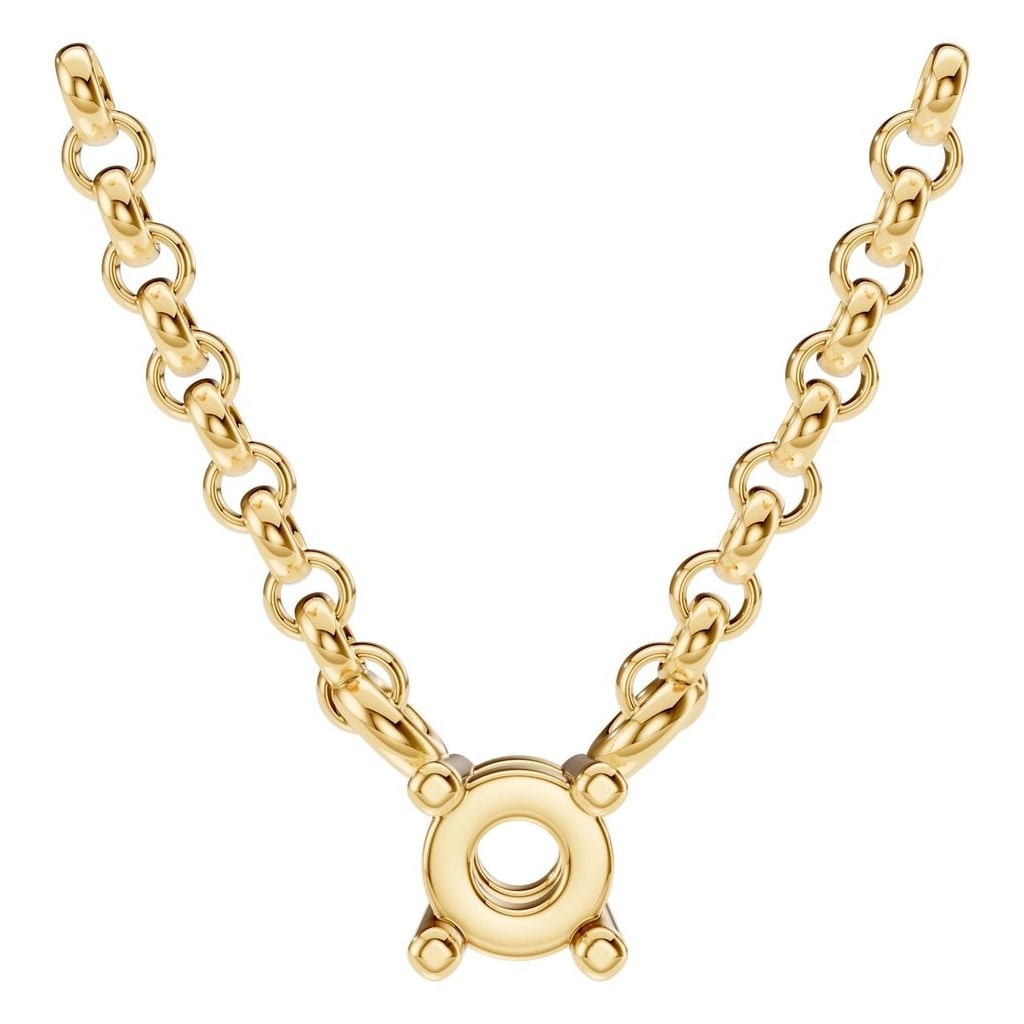 Necklace Round 18K Gold Mounting - ADM Antwerp Diamond Market