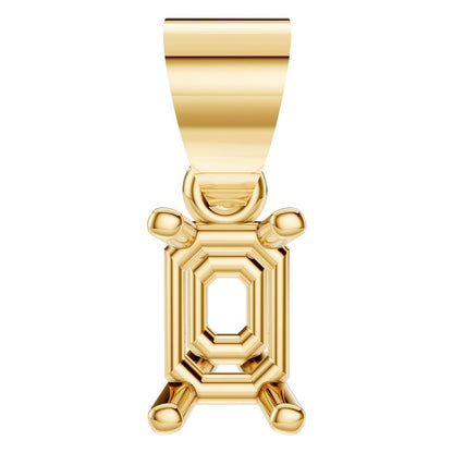 Solitaire Classic Everyday Pendant Oval 18K Gold Mounting - ADM Antwerp Diamond Market