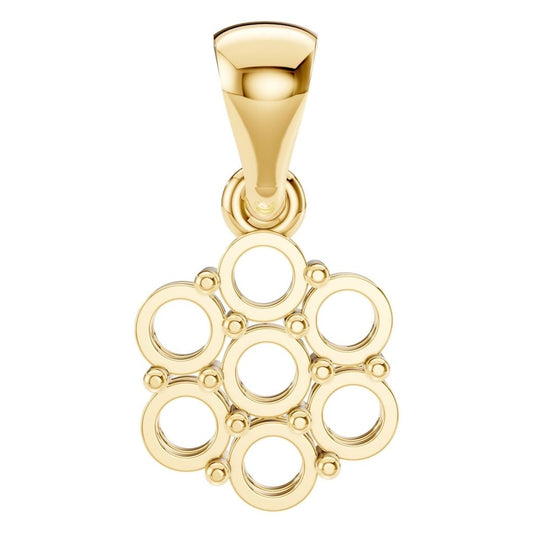 Pendant Round 18K Gold Mounting - ADM Antwerp Diamond Market