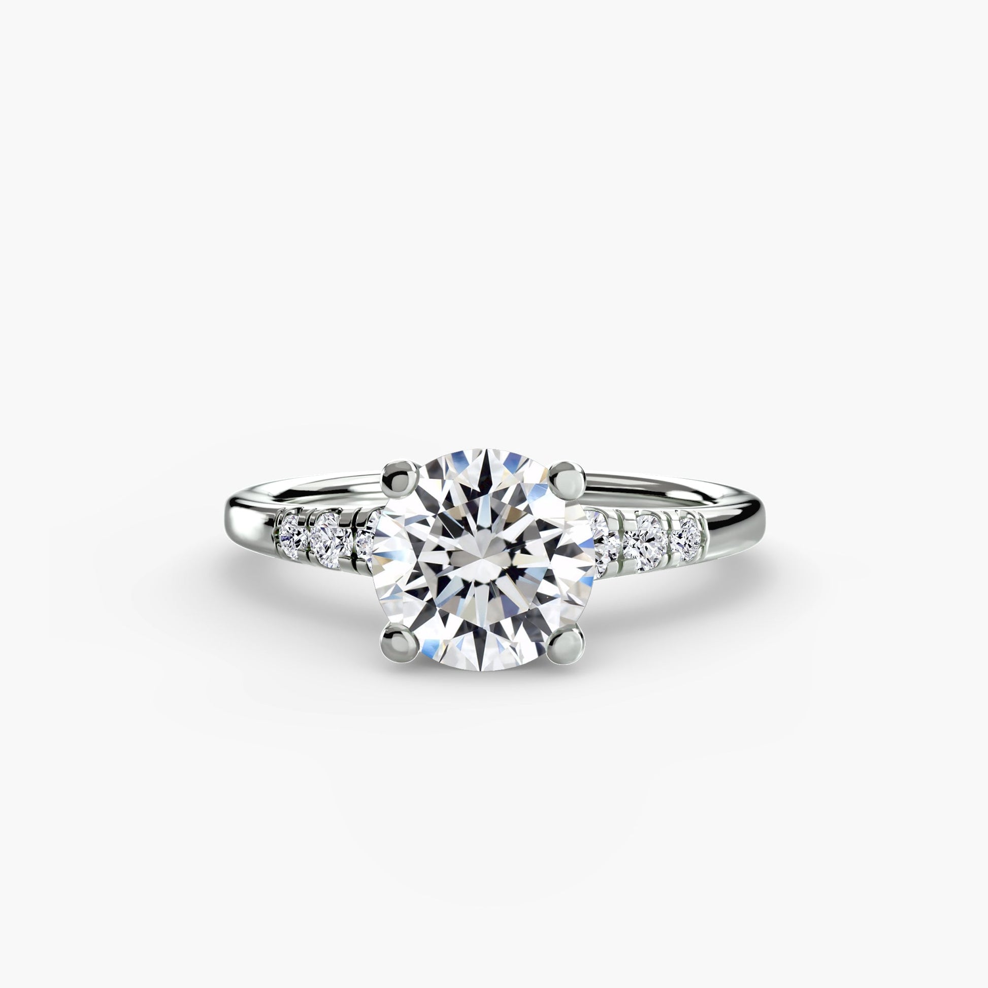 Completed Ring (Europe Size 53.25) Default Title 18K Gold Mounting - ADM Antwerp Diamond Market