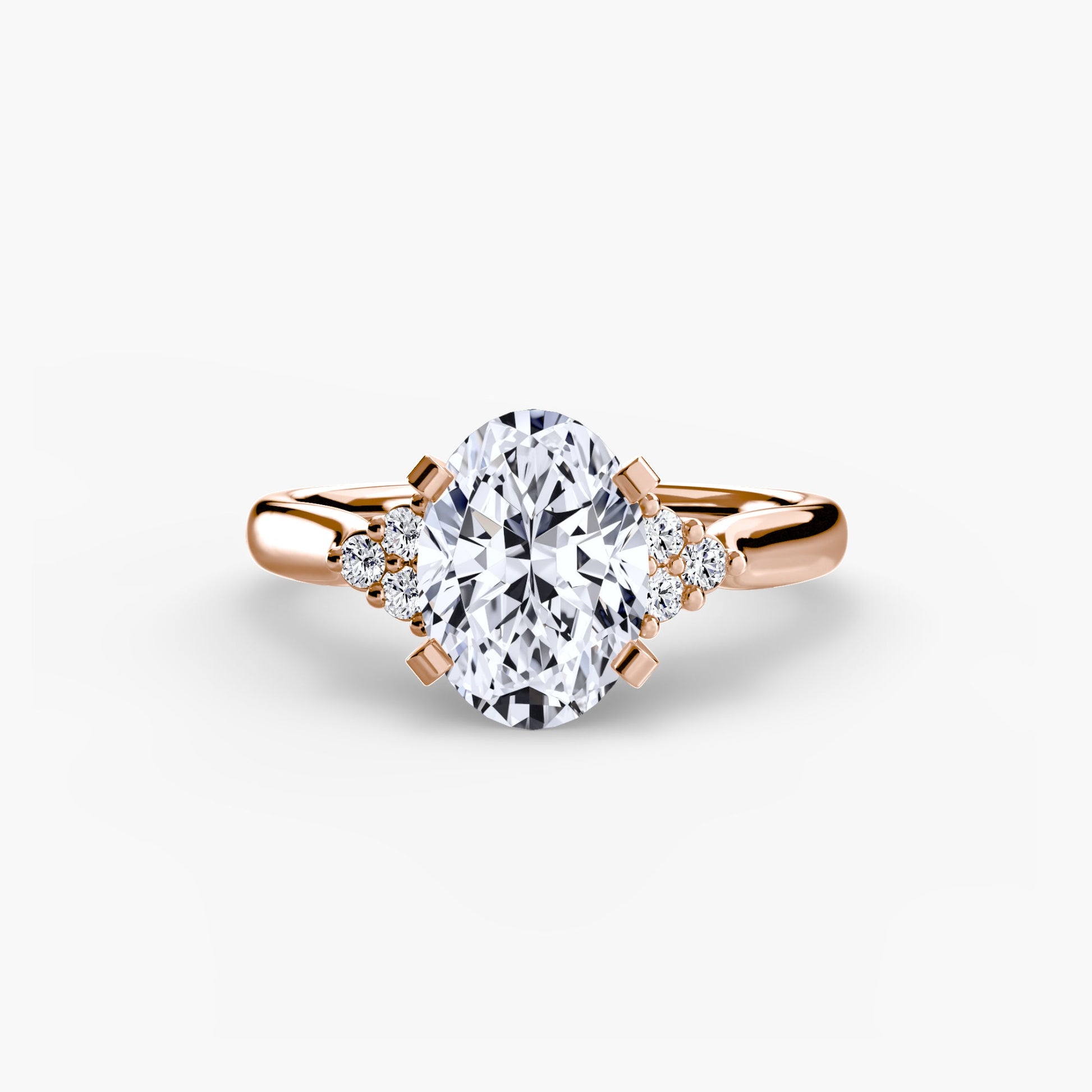 Completed Ring (United Kingdom Size F) Default Title 18K Gold Mounting - ADM Antwerp Diamond Market