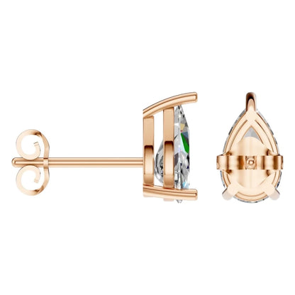 Solitaire Stud Earrings