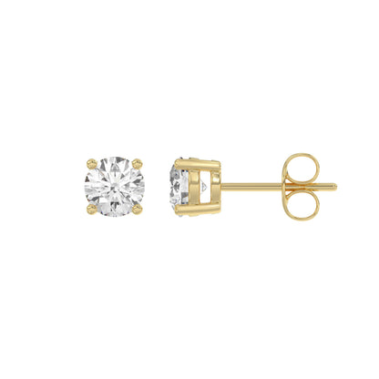 18K Yellow Gold, flat view
