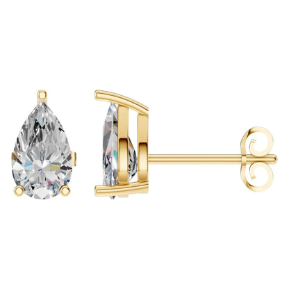 Solitaire Stud Earrings